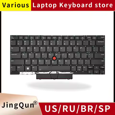 Replacement US/RU Russian Laptop Keyboard For Lenovo ThinkPad Lenovo X1 nano gen1 X1 nano gen2 With 