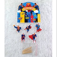 Cake Topper cake decoration/ SUPERMAN styorofoam cake decoration/