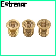 ESTRENAR Gear Shift Knob Thread, Copper Universal Adapter Nut, Durable M10x1.25 M10x1.5 M8x1.25 Knob