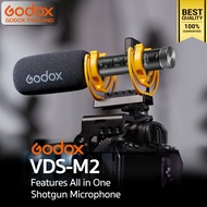 Godox Microphone VDS-M2 All in One Shotgun Microphone สำหรับ Camera Smartphone Tablets & Laptop - ปร