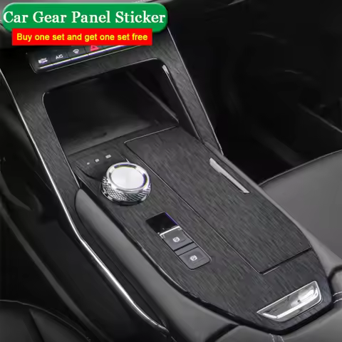 Fit For GWM HAVAL H6 3th Gen H6 HEV 2021-2023 Car Gear Panel Sticker Gear Box Protective Film Carbon