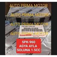 FAN VAN V BELT FAN BELTING 5PK960 AGYA AYLA SOLUNA 1.5CC 5PK-960