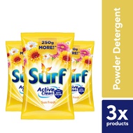[BUNDLE] Surf Sun Fresh Laundry Powder Detergent 1.1kg Pouch 3x