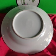 piring makan keramik putih polos ukuran 9inchi (±23cm) HARGA 1 LUSIN