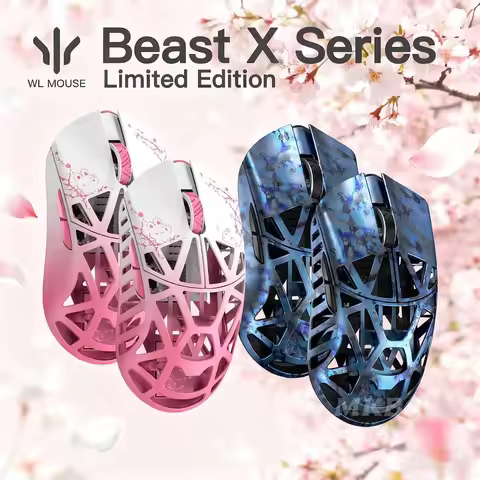 WLMOUSE Beast X Series Tempered Limited Edition （Mini/X/Max）WLMOUSE Tempered WLMOUSE Pink Rabbit