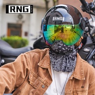 RNG Helmet Motosikal 3C Standard Kebangsaan Baharu Helmet Motosikal Retro 3/4 Uniseks Helmet Kendera