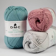 [Fabric Fanatics] DMC Baby Cotton 100% Cotton Yarn Crochet Knitting Crochet Yarn