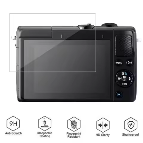 Anti Scratch Mini SLR Camera Screen Protector 9H Hardness Anti Fingerprint Protective Film for Canon
