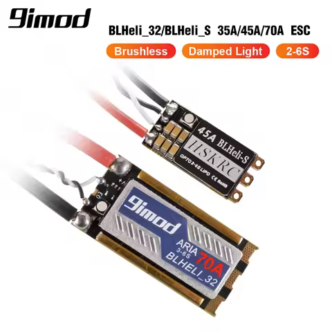 9IMOD 35A/45A/70A Brushless ESC BLHeli_32 BLHeli_S 2-6S Lipo Electronic Speed Controller for RC FPV
