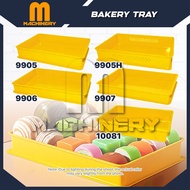 M.Machinery Industrial Plastic Yellow Cake Tray for Pastry/Bakery/Bread | Dulang Kuih Kuning Serbagu