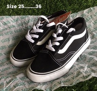 รองเท้าผ้าใบเด็ก vans ของเด็กsz25-35