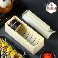 Round Rice Roll Maker Made of Safe PP Plastic, Kimbap Mold Set to Shape 3 Piece for You
