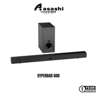 Vinnfier VF Hyperbar 600 BTRW 240W Soundbar with 6.5" Wireless SubWoofer