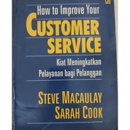 HOW TO IMPROVE YOUR CUSTOMER SERVICE USED BOOK Original