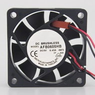 Original 6015 AFB0605HB 5V 0.45A 6CM 6cm Cooling Fan 2-wire