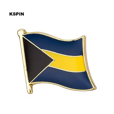 Bahamas flag pin lapel pin badge Brooch Icons