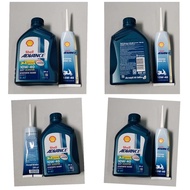 Shell ADVANCE AX7 SCOOTER (10W-40) 800ml WITH GEAR OIL