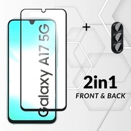 HP Tempered Glass Samsung A17 4G/5G PACKAGE 2in1 Tempered Glass Camera Lens Anti-Scratch Samsung A17