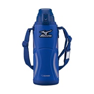 ZOJIRUSHI Mizuno Water Bottle Stainless Steel Cool Sports Bottle Direct Drinking 1.0L One Touch Open Type Blue SD-FX10-AA [Direct From JAPAN]