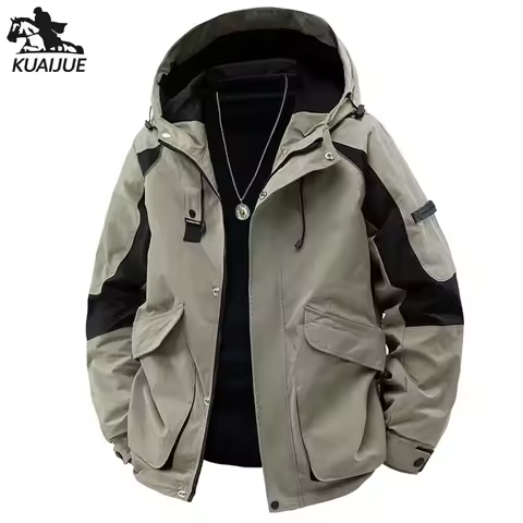 Jacket Mens Spring Autumn New Men Jacket Printing Hooded Jackets Casual Coat Men's Business Coats Si