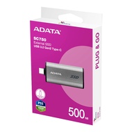 ADATA SC750 USB 3.2 Gen2 Type-C External SSD / 500GB / 1TB