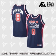 PIPPEN 8 USA TEAM 92 NAVY BASKETBALL JERSEY
