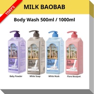 [MILK BAOBAB]Milk Baobab Body Wash 500ml / 1000ml 4type Scent From Korea