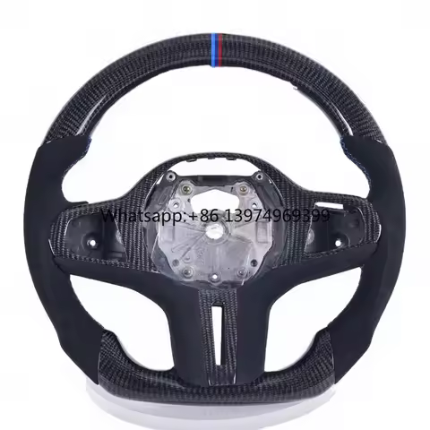 Carbon Fiber Suede Leather Car Steering Wheel for Bmw G20 G28 G30 G38 G32
