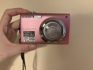 粉紅色 Nikon Coolpix S4000 數碼相機