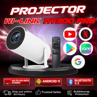 LOCAL SALLER HY300 Pro Projector 4K Android 11.0 LCD 4K Projector 1080P with Netflix/YouTube