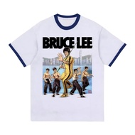 T-shirt Ringer tee bruce lee T-Shirt distro lis