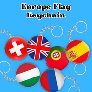 GANTUNGAN European Flag Keychain / Europe Flag Keychain