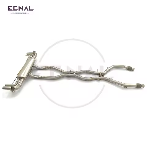 Ecnal Exhaust Valved Catback for Mercedes Benz GLE63 GLE63S W167 AMG 4.0T SS304 Car Sport Exhaust Pi