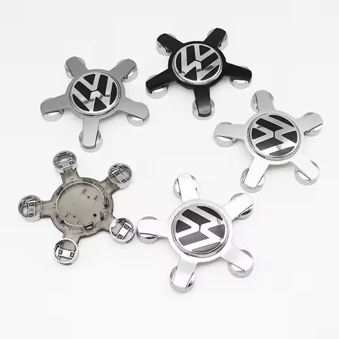 8R0601165 4F0601165N 135mm 5-Arm Star Car Wheel Center Hub Caps For Volks Retrofit Scirocco Beetle J
