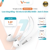 [Ho Chi Minh Express] Sikenai I6S Headphones 3.5mm Jack | Copper Ring Speaker, With Mic | Genuine Vi