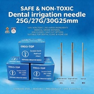 ENDO-TOP Disposable Irrigation Needle 25G/27G/30G 25mm Bendable Needle Half-Cut End-Closed