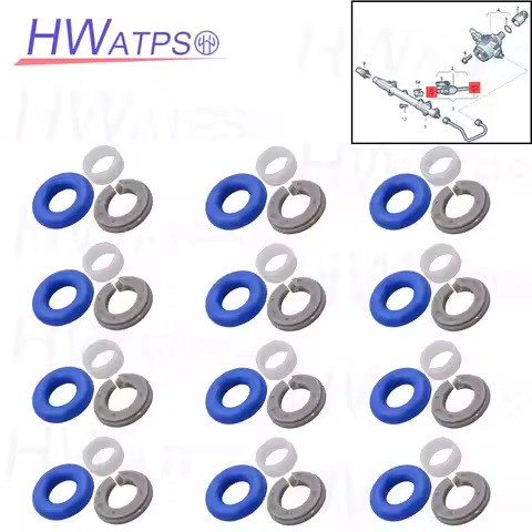 2/4/6/8/12 SET 9A799890700 Fuel Injector Seal 06M998907 For Audi A1 8X1 8XK Convertible Porsche 971 