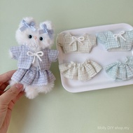 New 10cm 15cm Doll Clothes Labubu Automobiles Curtain Cloth Wallace and Gromit Suit Moru Doll Clothe