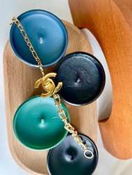 獨一無二 - Chanel 香奈兒中古鈕扣手工製作而成的14K鍍金手鍊