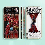 Cool Marvel Iron Man Black Widow Side Printed E-TPU Phone Case For XIAOMI POCO F4 F3 M5 M4 X5 X4 X3 C40 F5 F1 REDMI K50 K40 NOTE 12 11 10 S GT PRO PLUS NFC Gaming Turbo 5G