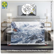 KGBOX | Transparent Acrylic Display Box 75192 Millennium Falcon