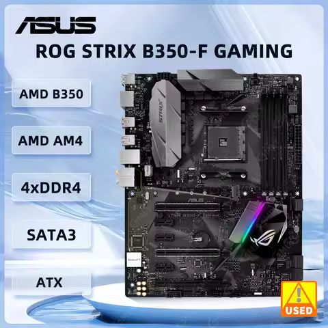 ASUS ROG STRIX B350-F GAMING Motherboard AMD B350 AM4 DDR4 3200MHz 64GB support 5600 2600 2700 3500
