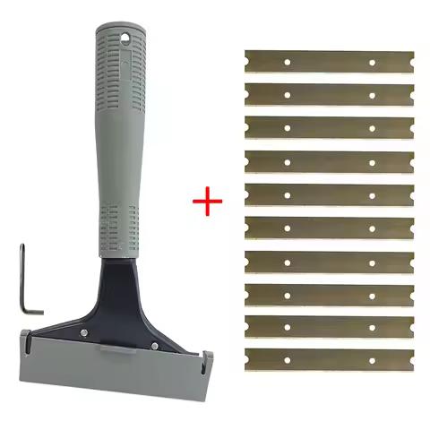 Floor Squeegee Razor Blade Putty Knife Scraper Vinyl Film Sticker Glue Cleaning Removal Shovel Glass