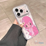 Cartoon Pink Girl Phone Case For Vivo S60 S50 S30 Pro Mini V21 V21E V21S V20 SE V19 Neo V17 V15 V11 