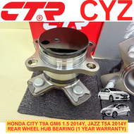 CTR Korea Rear Wheel Hub Bearing Honda City T9A Gm6 2014Y Jazz T5A 2014Y (1 Year Warranty) 42200-T5B