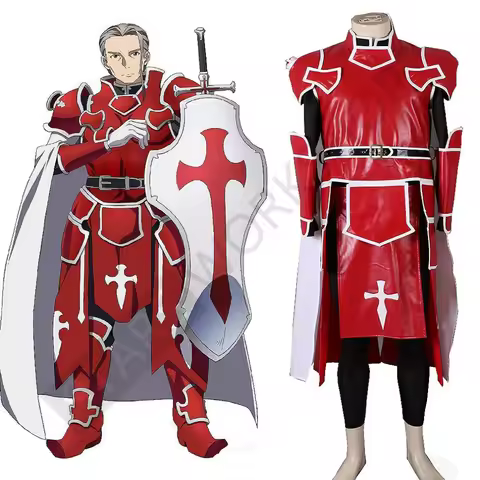 Anime Sword Art Online SAO Knights of the Blood Heathcliff Kayaba Akihiko Cosplay Costumes Halloween