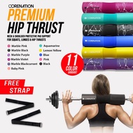 CoreNation Active Hip Thrust Pad Hip Thrust Foam Barbell Pad Squat Pad Barbell Foam
