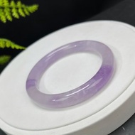 精品 紫水晶手镯 56MM 冰潤星光閃片紫色水晶手環 直覺意識守護