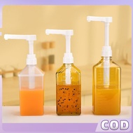Coffee Syrup 1100ml Dispenser Syrup Press Bottle Honey Sauce Ketchup Bottle with 5/8/10CC Pump