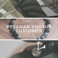 (CUSTOM) Distance Bracelet Gelang Couple Gelang pasangan gelang LDR